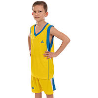 Форма баскетбольная детская Lingo без номера (рост 120-165 см, желтая)