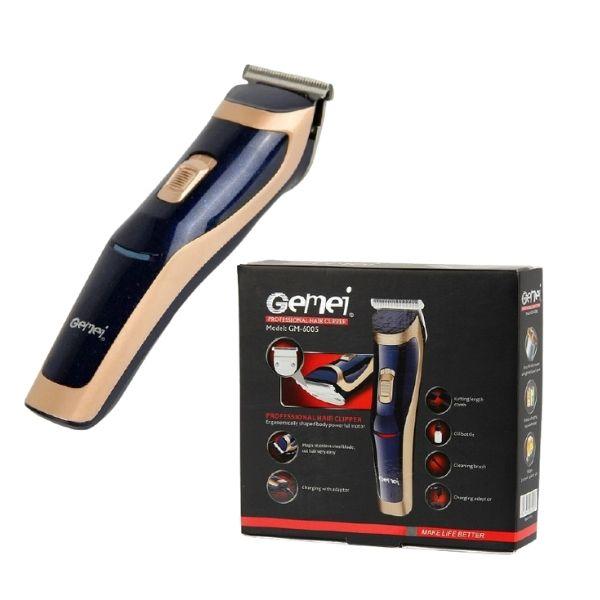 Бездротова акумуляторна машинка для стриження волосся з 4 насадками з неіржавкої сталі з титановим, фото 1