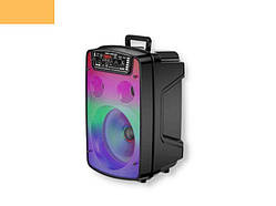 Портативна колонка XPRO OTY-808 валіза 10Вт, USB, SD, FM радіо, Bluetooth, 1 мікрофон, ДК (MER-15705)