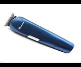 Багатофункціональний триммер 8в1 для стрижки волосся + Гребінець Gemei GM-596 Синій (GM-596_670), фото 4