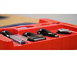 Багатофункціональний триммер 8в1 для стрижки волосся + Гребінець Gemei GM-596 Синій (GM-596_670), фото 8