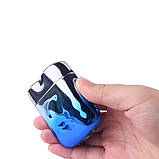 Електробритва для чоловіків роторна для вологого та сухого гоління з плаваючими головками XPRO KM-C30 синя (40966-KM-C30), фото 4