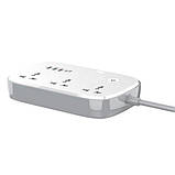 Мережевий подовжувач фільтр з додатковими портами з WiFi XPRO SCW3451 (34391-01), фото 3