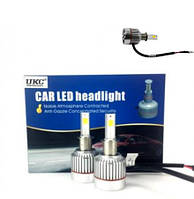 Автомобильные светодиодные Led лампы главный свет комплект UKC Car Led H3 12v белый (h3_710)