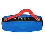 Колонка портативна XPRO WS 1838 10Вт USB, AUX, FM, Bluetooth синя/червона/чорна (WS 1838 ), фото 4