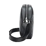 Сумка месенджер чоловіча Bopai 11-12, барсетка через плече, крос боді — Чорний, фото 3