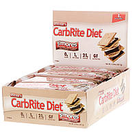 Universal Nutrition, Doctor's CarbRite Diet Bars, Smores, 12 Bars, 2.00 oz (56.7 g) Each (Discontinued Item) в