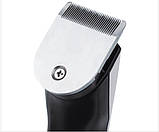 Машинка (тример) для стрижки волосся від 1 до 12 мм DSP 90110 сріблясто-чорна 3W (90110_246), фото 3