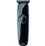 Професійна акумуляторна машинка для стрижки волосся тример з насадками XRPO GM-3800 чорна (40960-KM-3800), фото 3