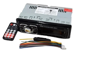 Автомагнітола Bluetooth ATLANFA-1408BT 1DIN інфрачервоний порт SD/MMC AUX чорний (lp-90983_475)