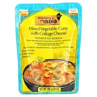 Kitchens of India, Navratan Korma, овощное карри с творогом, мягкий вкус, 285 г (10 унций) в Украине