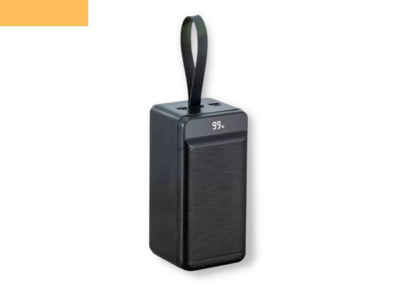 Повербанк зовнішній акумулятор XPRO PR158 50000mAh 22.5W з індикацією зарядки чорний (MAW-45514), фото 1