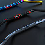 Кермо для мото 28 мм (1 1/8") колір чорний 701мм, фото 4