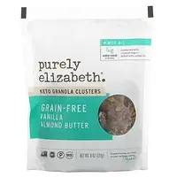 Purely Elizabeth, Keto Granola Clusters, без зерен, ванильное и миндальное масло, 227 г (8 унций) в Украине