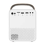 Портативний проєктор для дому XPRO PANOPLUS CUB 2500 люменів з Wi-Fi для під'єднання до телефона для офісу +, фото 6