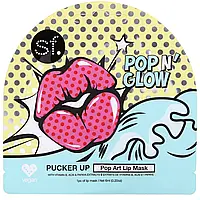 SFGlow, POP n' Glow, Pucker Up, маска для губ, 1 шт., 6 мл в Украине