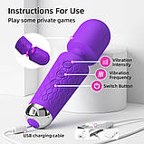 Вибратор Magic Wand USB power mini, фото 7