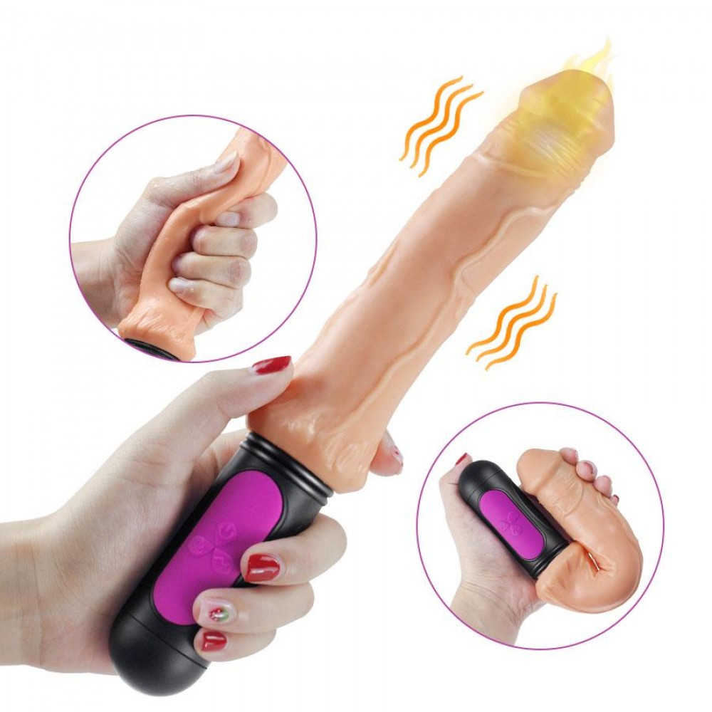 Фалоїмітатор із ручкою Satisfyer