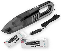 Автомобільний пилосос від прикурювача Сухе + Вологе прибирання машини XO CZ001A 120W Чорний (CZ001A_597)