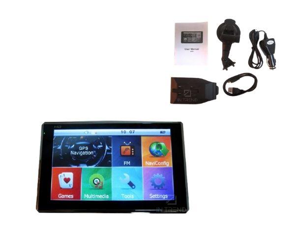 Портативний GPS-навігатор із сенсорним екраном 7" на ОС Windows з FM-трансмітером і пам'яттю 4GB XPRO MAPGPS