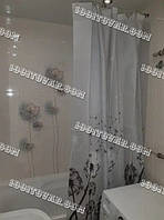 Тканевая шторка для ванной комнаты "Dandelli" (Одуванчики) Jackline, размер 120х200 см., Турция