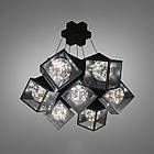 Люстра в стилі лофт на 7 ламп колір каркасу чорний D-7299-7, фото 2