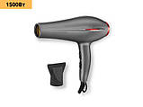 Фен для укладання волосся компактний з концентратором XPRO 30284 чорний (41007-DSP-30284), фото 2