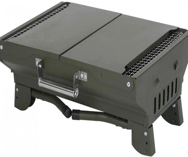 Складаний барбекю гриль портативний гриль із 2 решітками XPRO BBQ Grill 1068G 62 × 30 × 35 см.