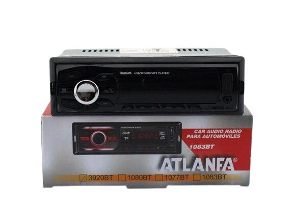 Автомагнітола Bluetooth ATLANFA-3920BT 1DIN USB 2.0 порт SD/MMC слот чорний (lp-90972_413)