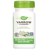 Nature's Way, Yarrow Flowers, 325 mg, 100 Vegan Capsules (Discontinued Item) в Украине