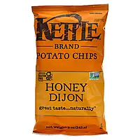 Kettle Foods, картофельные чипсы, мед и дижонская горчица, 141 г (5 унций) в Украине