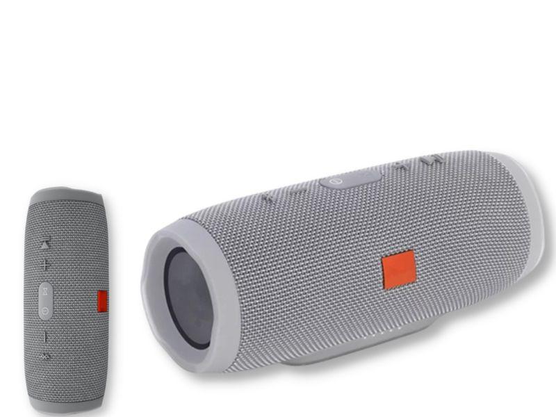 Портативна колонка XPRO Charge 3+ mini 10Вт USB, AUX, FM, Bluetooth сріблястий (DV-169328), фото 1