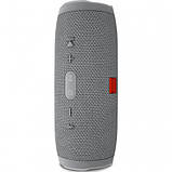 Портативна колонка XPRO Charge 3+ mini 10Вт USB, AUX, FM, Bluetooth сріблястий (DV-169328), фото 4