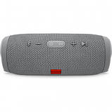 Портативна колонка XPRO Charge 3+ mini 10Вт USB, AUX, FM, Bluetooth сріблястий (DV-169328), фото 5