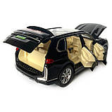Машинка металева дитяча BMW X7, БМВ,чорна, 1:32, Автоексперт, звук,світло,інерція, відкр двері,багажник,капот, 16*6*5 (GT-01120), фото 8