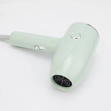 Фен для укладання волосся компактний дорожній XPRO 30312 зелений (41005-DSP-30312), фото 3