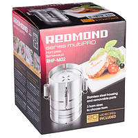 Гілчинниця Redmond з неіржавкої сталі з книгою рецептів із 2 знімними кришками