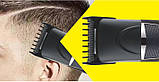 Професійна машинка для стрижки волосся з насадками 3 в 1 XRPO 60100 чорна (40995-DSP-60100), фото 4