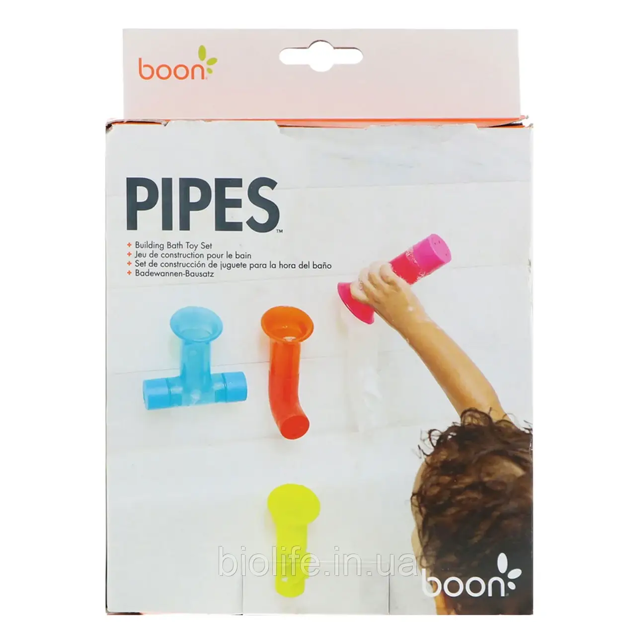 Building bath pipes store toy set