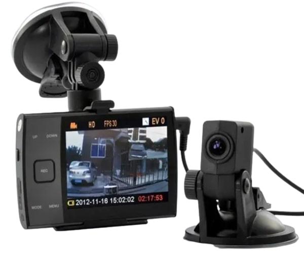 Автомобільний дзеркальний відеореєстратор HD LED Car CAM 720p DVR Dual Camera video recorder S3000L чорний (S3000L_894)