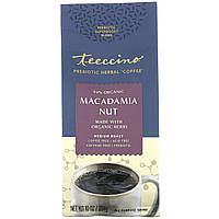 Teeccino, Prebiotic Herbal Coffee, Medium Roast, Caffeine Free, Macadamia Nut, 10 oz (284 g)