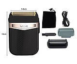 Професійний потужний шейвер бритва VGR V-331 Чорний (V-331_375), фото 5