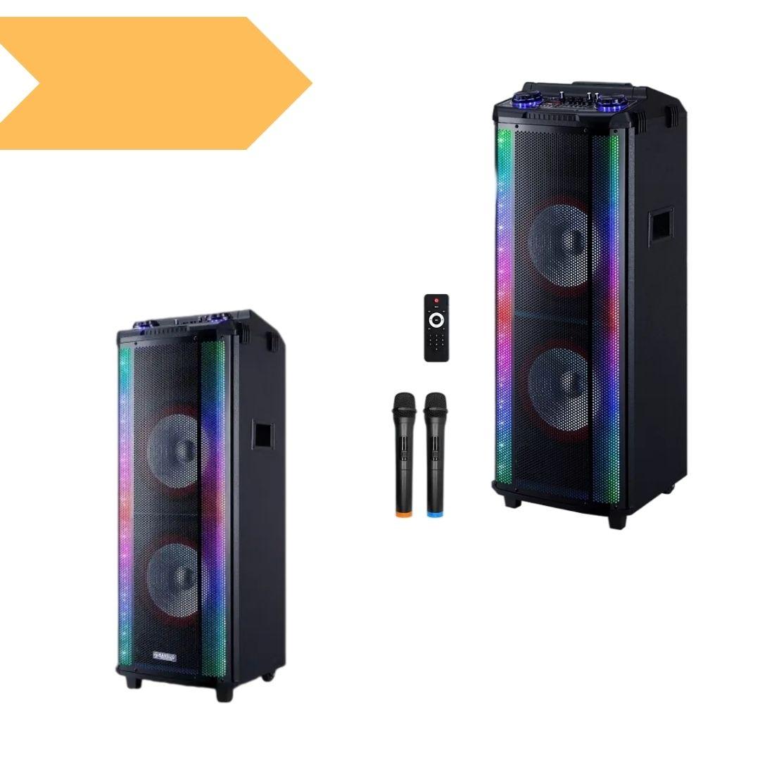 Активна акустична система XPRO-TD1070 з пультом та мікрофоном чорний (MER-15692_8944), фото 1