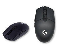 Беспроводная оптическая эргономичная мышь Logitech G304 черная (ЦУ-00032453)