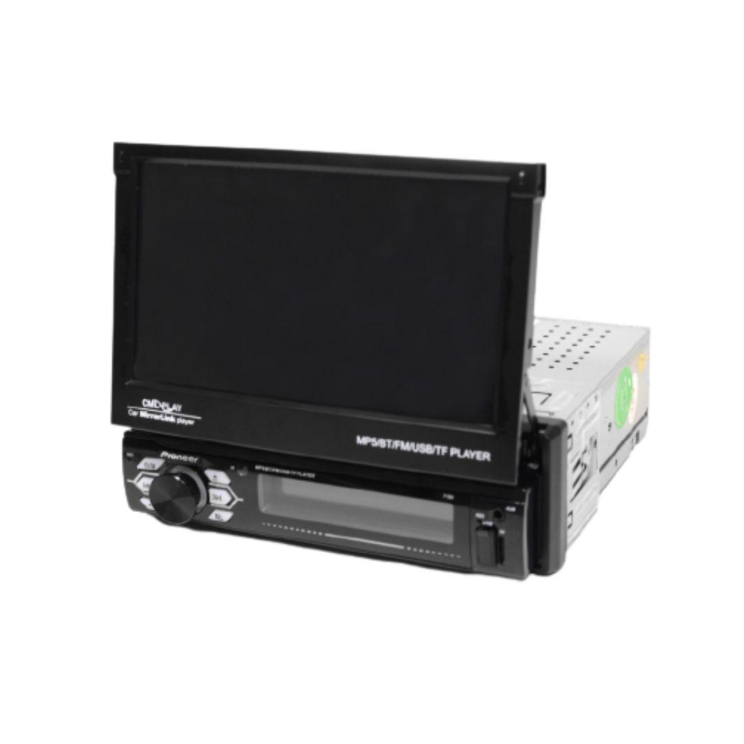 Автомагнітола DVR 7100tm 1DIN 7 дюймів чорний сенсорний екран (7100tm_2146), фото 1