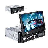 Автомагнітола DVR 7100tm 1DIN 7 дюймів чорний сенсорний екран (7100tm_2146), фото 3