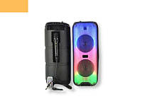 Портативная колонка XPRO RX-6268 чемодан 10Вт, USB, SD, FM радио, Bluetooth, 1 микрофон, ДУ (MER-15664)