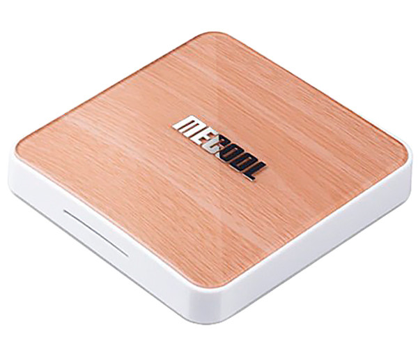Медіаплеєр Smart TV стаціонарний HD (смарт ТВ приставка) Mecool KM6 Deluxe (4GB/64GB) бежевий (KM6-Deluxe-4-64_3850)