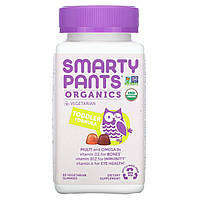 SmartyPants, Organics, комплекс для малышей, вишня и ягодный микс, 60 вегетарианских жевательных таблеток в в