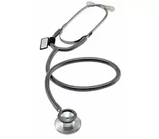 Стетоскоп для дорослих з подвійною головкою загальнотерапевтичний однотрубчастий 747 -12 сірий Heaco